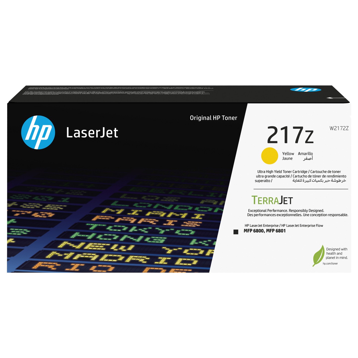 HP 217Z - Ultra High Yield - Gelb - original - LaserJet - Tonerpatrone (W2172Z) - fr Color LaserJet Enterprise MFP 68...