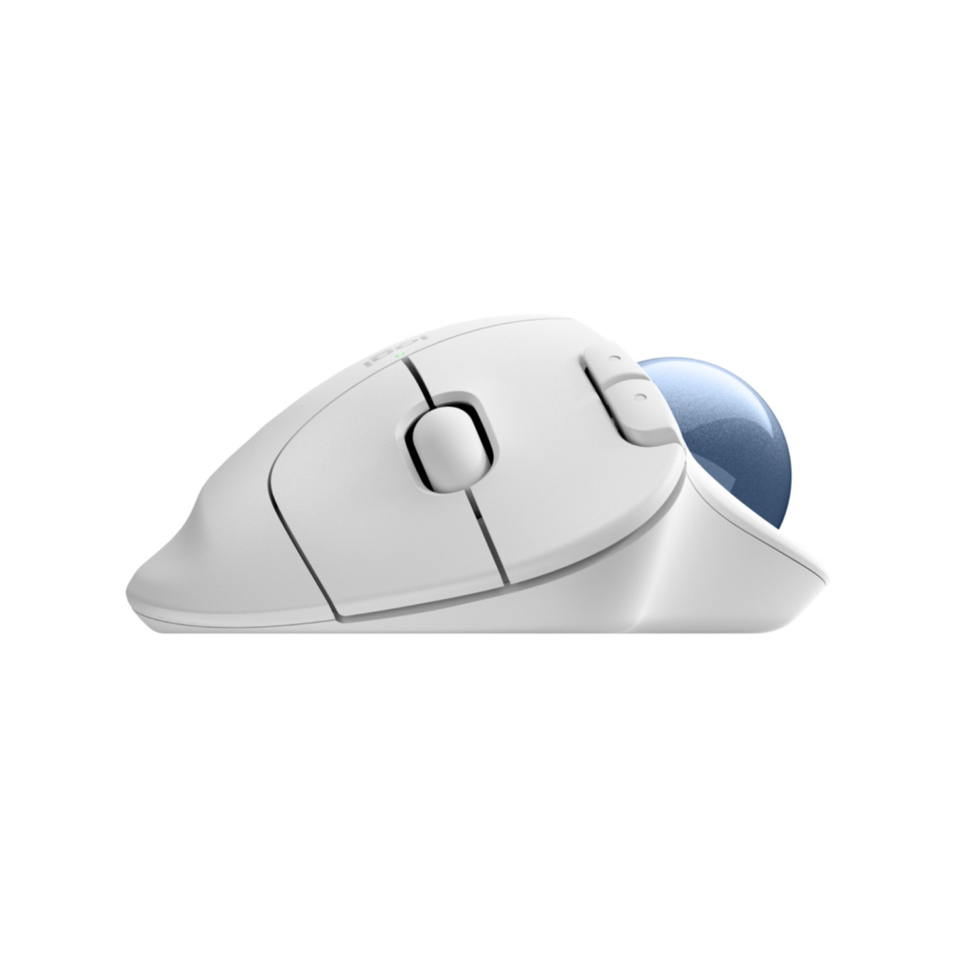Logitech Ergo M575S Wireless Trackball Mouse - 910-007030 - Ergonomic Right-Hand, White, Bluetooth & Nano Receiver