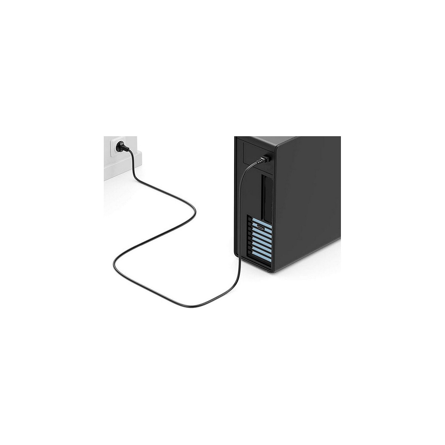 Equip Netzkabel Anschl. C18 - to Schukon. 1.80m 180°gew. sw — Buy in Cyprus with Fast Delivery