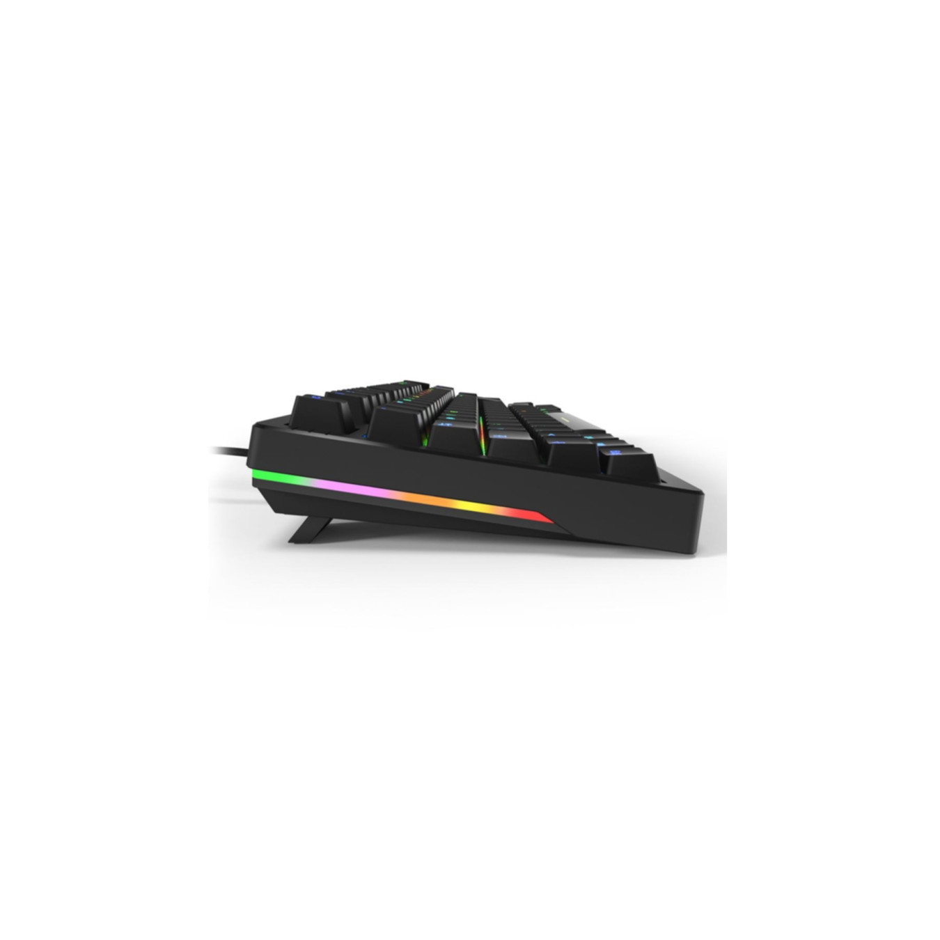 Sharkoon Skiller SGK25 - 75% Hot-Swap Mechanical Gaming Keyboard, Huano Red, RGB LED, 64KB Onboard, Black