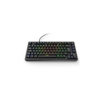 Sharkoon Skiller SGK25 - 75% Hot-Swap Mechanical Gaming Keyboard, Huano Red, RGB LED, 64KB Onboard, Black