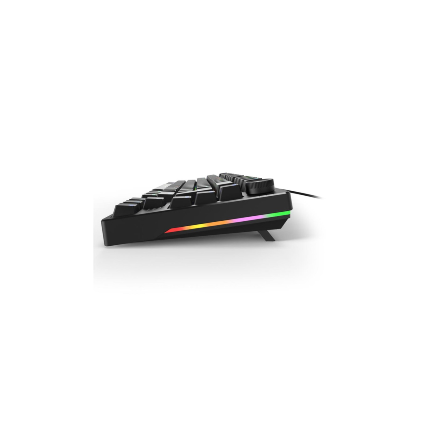 Sharkoon Skiller SGK25 - 75% Hot-Swap Mechanical Gaming Keyboard, Huano Red, RGB LED, 64KB Onboard, Black