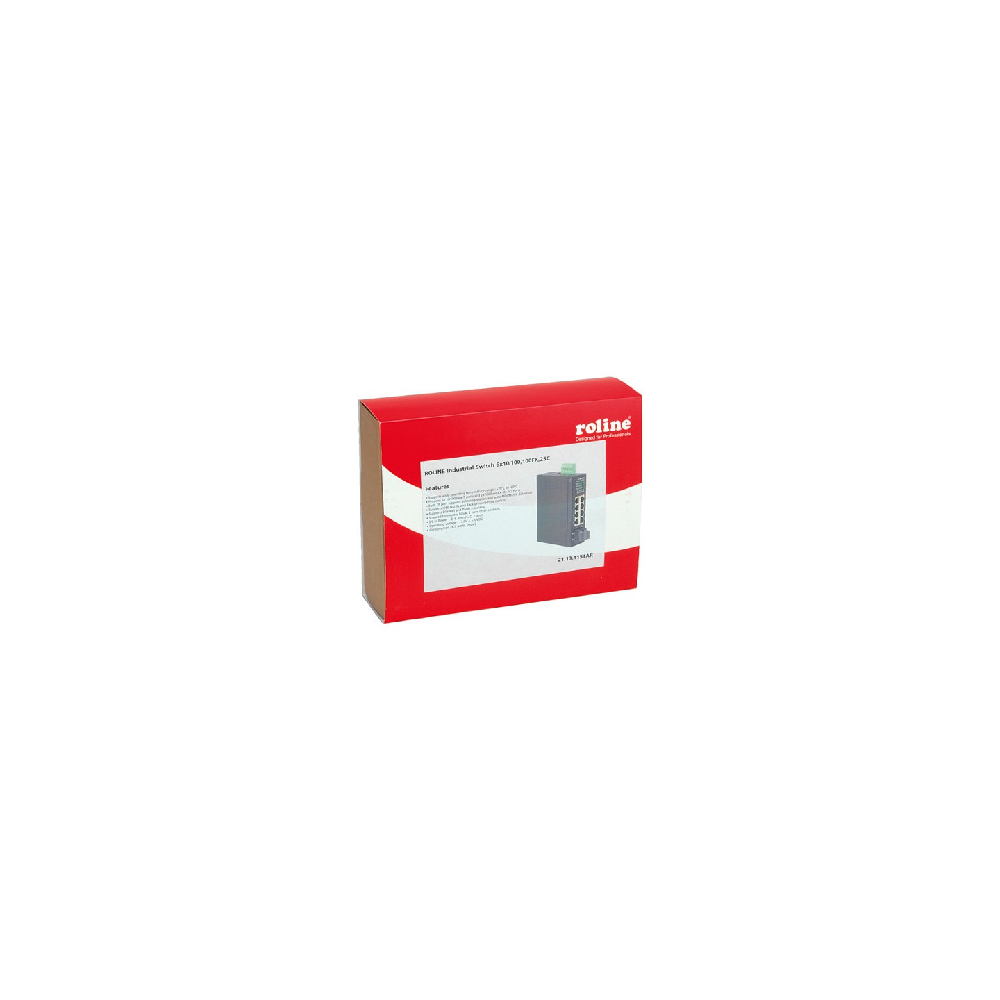 ROLINE Industrie Switch. 6x RJ-45 sowie 2x RJ-45 oder SC. unmanaged — Buy in Cyprus with Fast Delivery