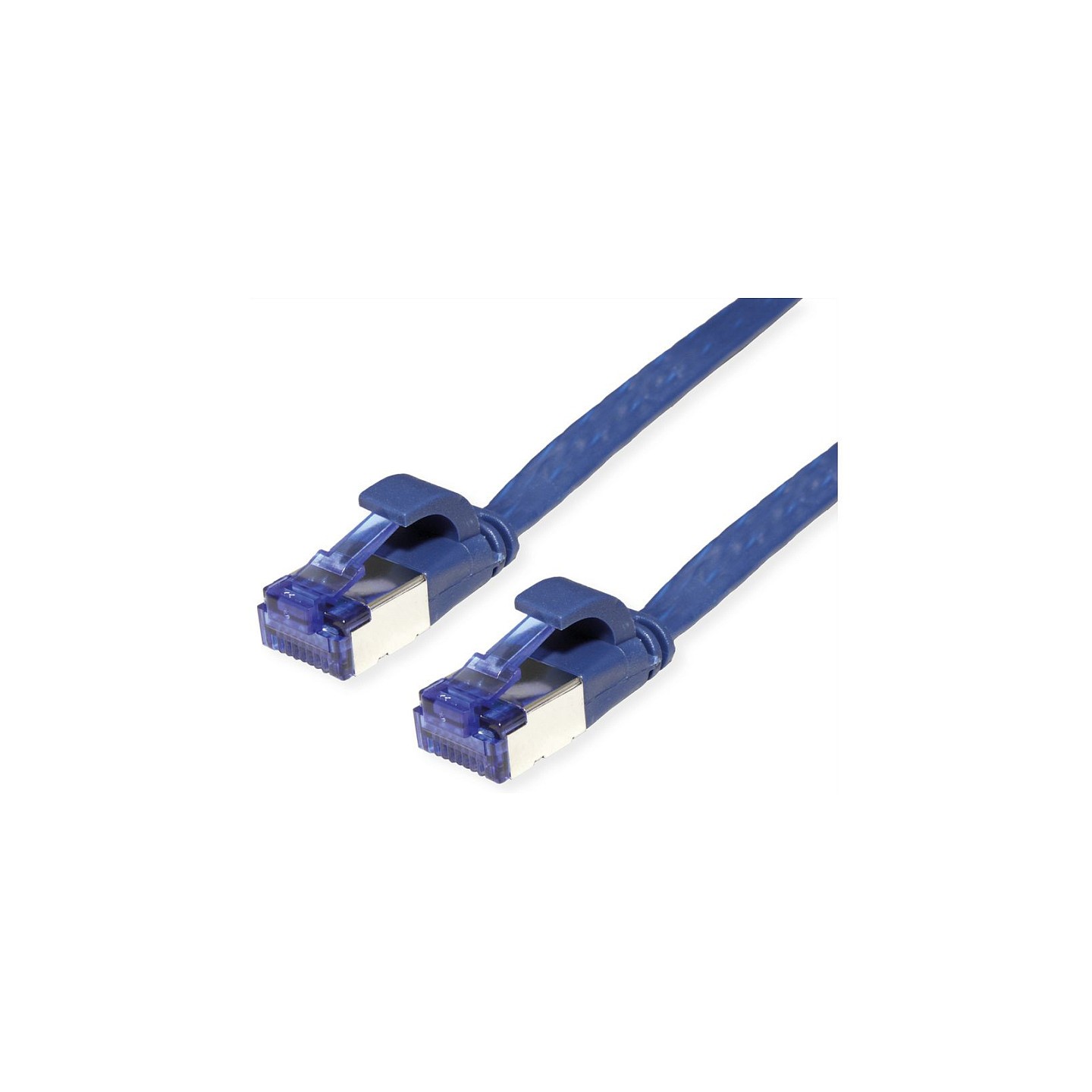 VALUE Patchkabel Cat.6A (Class EA) FTP. extra-flach. blau. 1 m — Buy in Cyprus with Fast Delivery