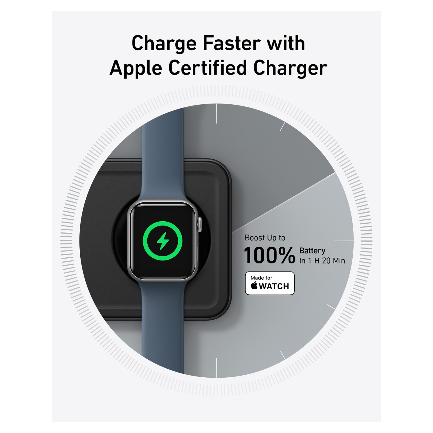 Anker MagGo Magnetic Charger 15W wireless PowerIQ Pad black — Buy in Cyprus with Fast Delivery