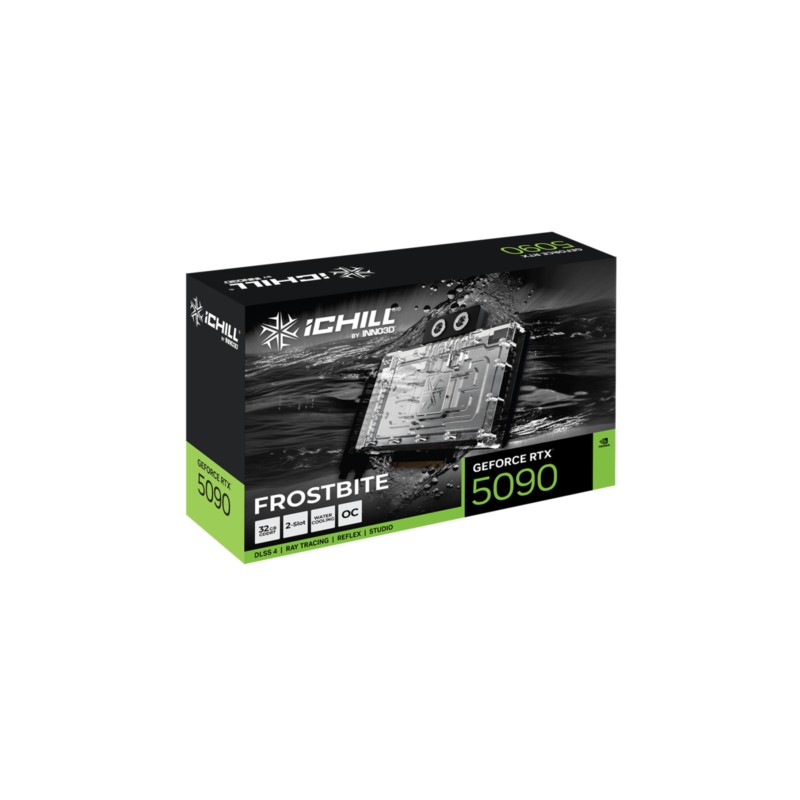 Buy Inno3D iCHILL Frostbite GeForce RTX 5090 - 32GB GDDR7 - Boost 2467MHz - Liqu... in Cyprus, Nicosia, Limassol, Larnaka, Pafos