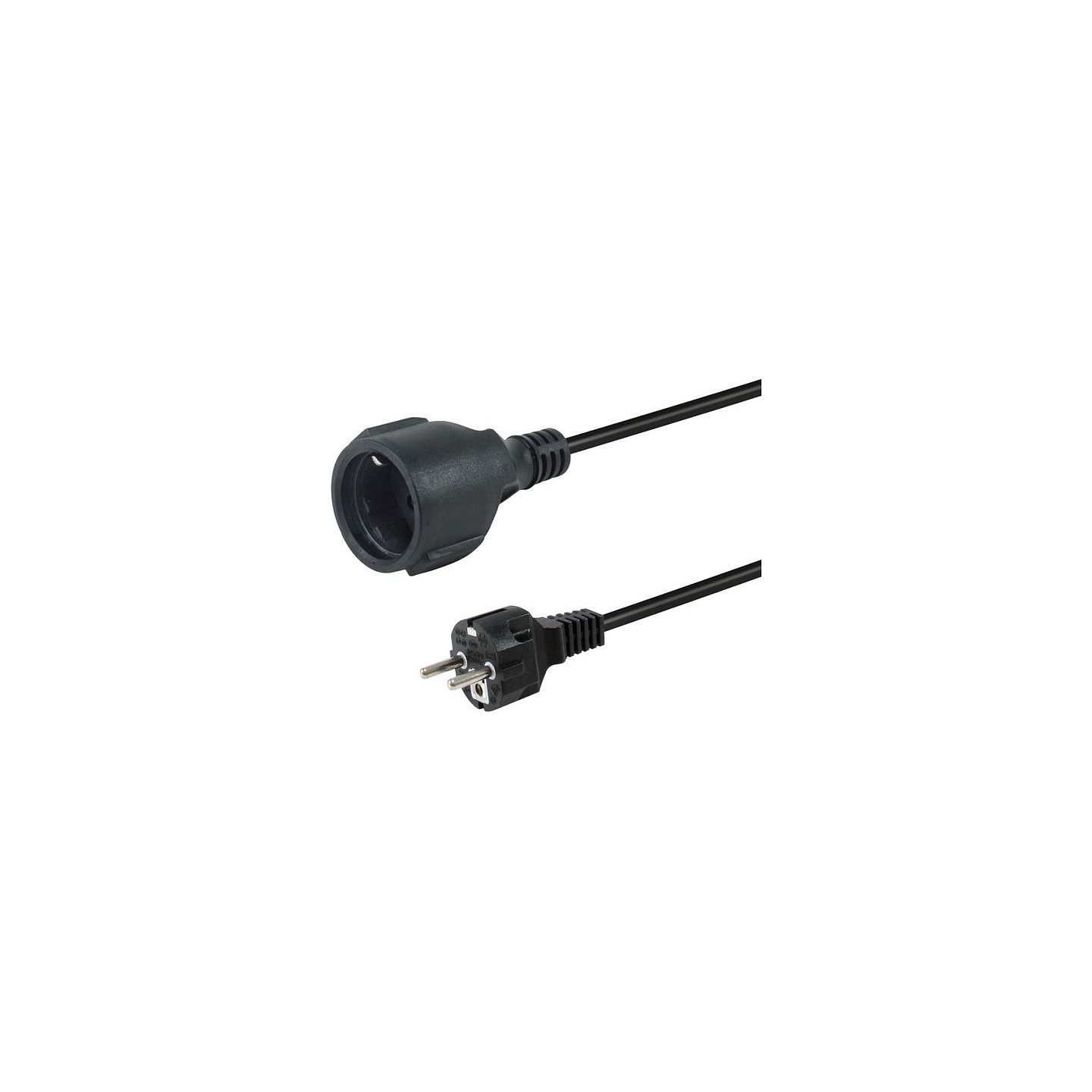 Equip Stromkabel CEE 7 7- to CEE 7 3 St Bu schwarz 1.80m — Buy in Cyprus with Fast Delivery