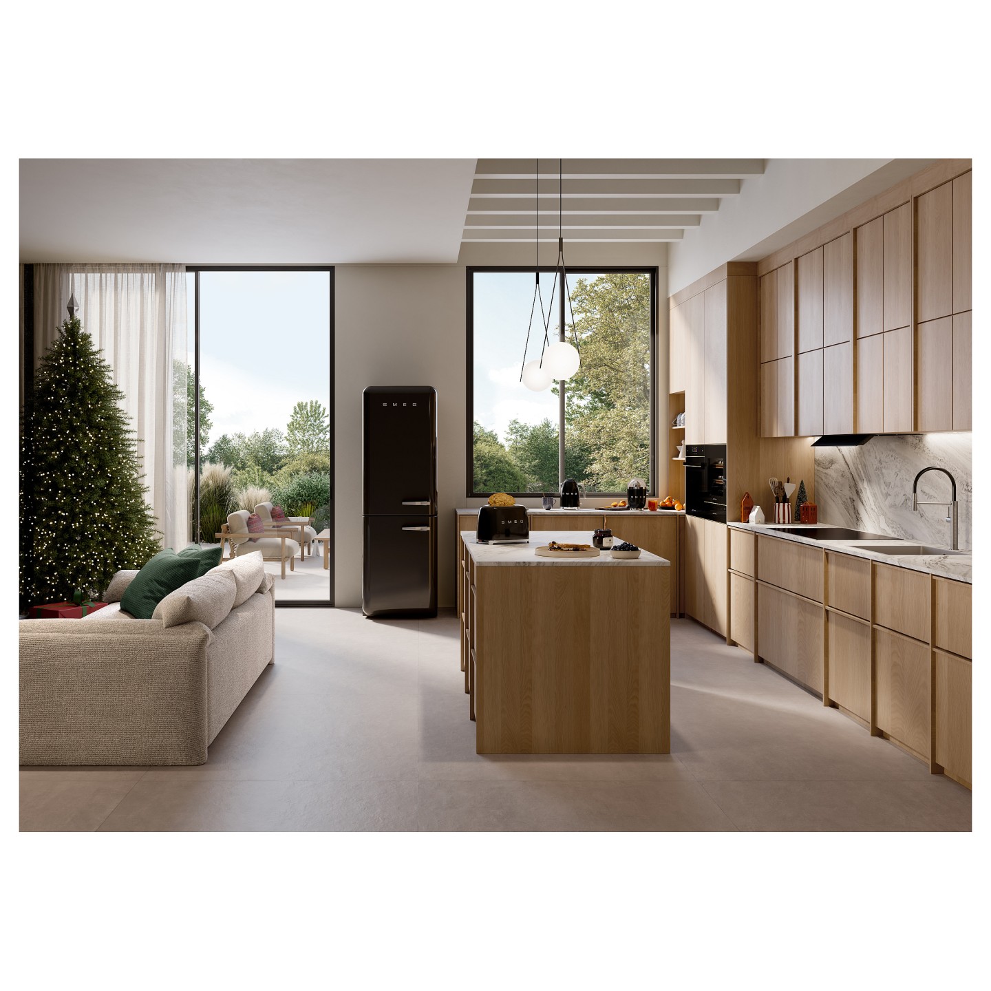 SMEG Wasserkocher 50s Style KLF03BLEU. schwarz — Buy in Cyprus with Fast Delivery