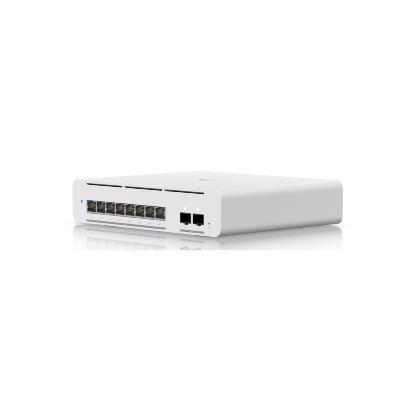 Ubiquiti UniFi Pro XG Switch - USW-PRO-XG-8-POE - 8x 10G RJ45 & 2x SFP+, PoE++ 155W, Managed L2/L3, Grey