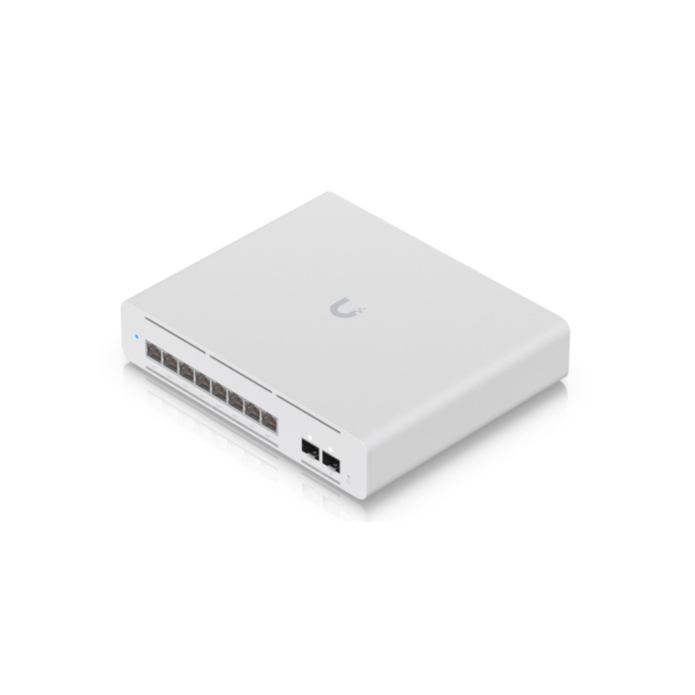 Ubiquiti UniFi Pro XG Switch - USW-PRO-XG-8-POE - 8x 10G RJ45 & 2x SFP+, PoE++ 155W, Managed L2/L3, Grey