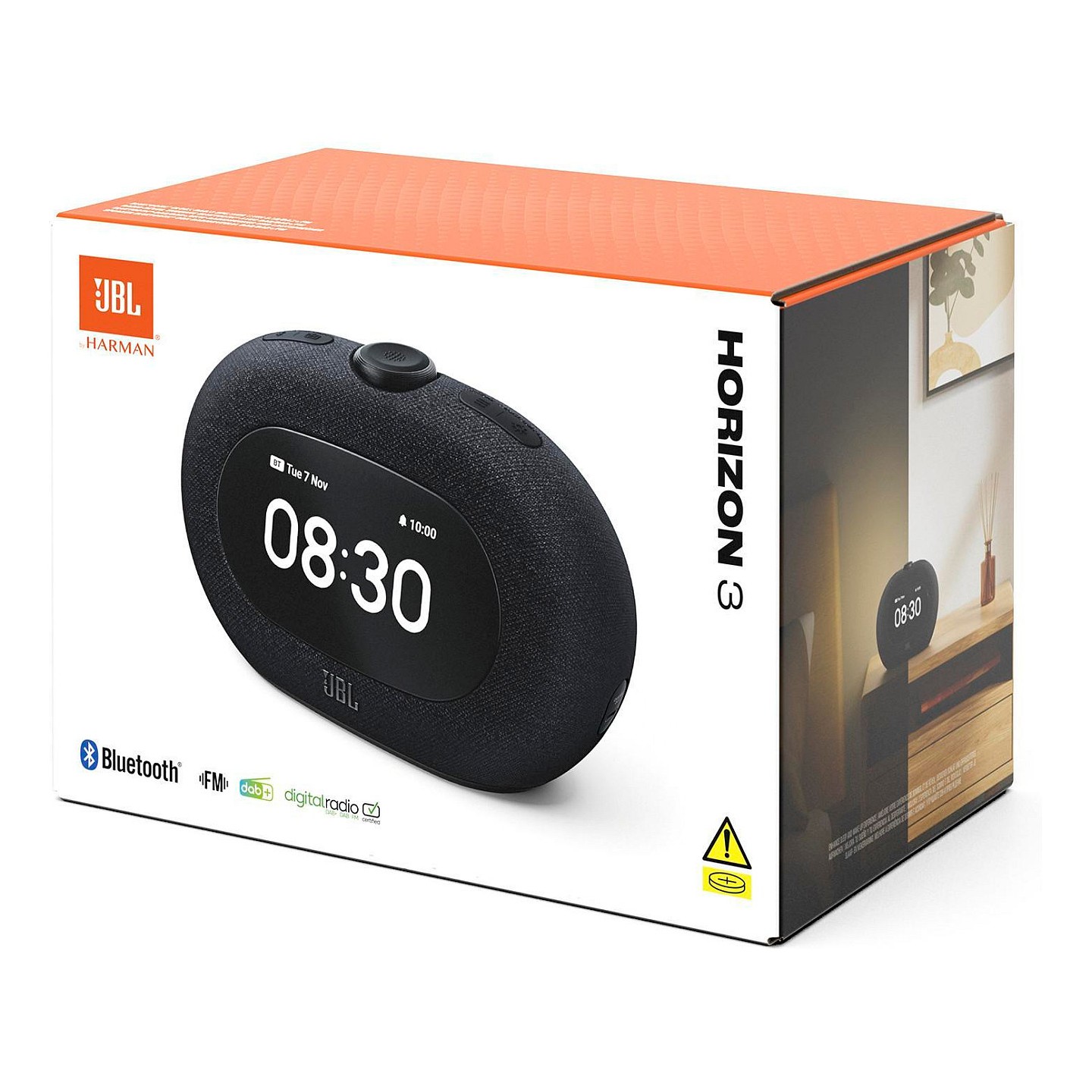 JBL Horizon 3 Wecker mit Lautsprecher. Schwarz — Buy in Cyprus with Fast Delivery