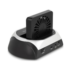 USB 10 Gbps Dockingstation für 2.5? 3.5? SATA HDD SSD oder M.2 NVMe PCIe oder SATA SSD mit Lüfter