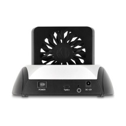 USB 10 Gbps Dockingstation für 2.5? 3.5? SATA HDD SSD oder M.2 NVMe PCIe oder SATA SSD mit Lüfter