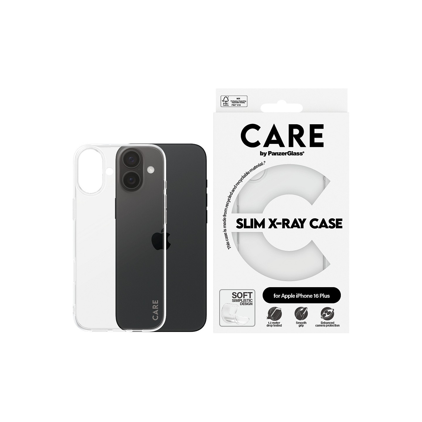 CARE Case Fashion X-Ray Soft Basic iPhone 16 Plus — Buy in Cyprus with Fast Delivery