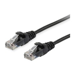 Equip Patchkabel Cat6A U UTP 2xRJ45 1.50m schwarz LSZH Polybeutel — Buy in Cyprus with Fast Delivery