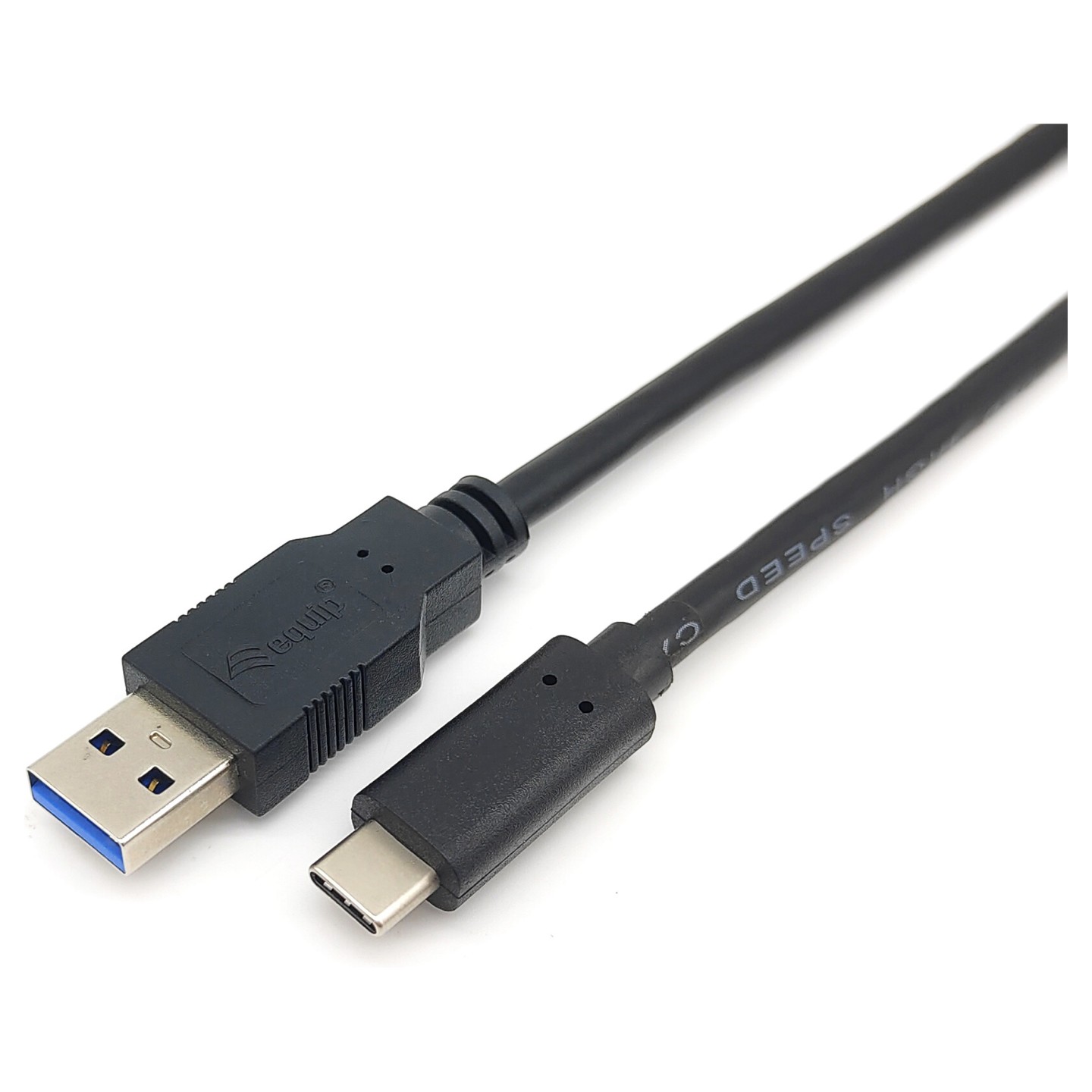 Equip Kabel USB-A 3.2 - to C St St 2.00m 3A 20V sw — Buy in Cyprus with Fast Delivery