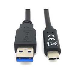 Equip Kabel USB-A 3.2 - to C St St 2.00m 3A 20V sw — Buy in Cyprus with Fast Delivery