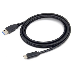 Equip Kabel USB-A 3.2 - to C St St 2.00m 3A 20V sw — Buy in Cyprus with Fast Delivery