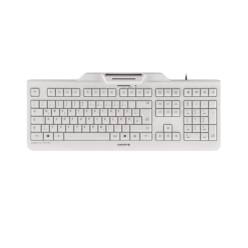 Buy Cherry KC 1000 SC Keyboard - JK-A0100DE-0 - Wired USB, German QWERTZ, Full-s... in Cyprus, Nicosia, Limassol, Larnaka, Pafos
