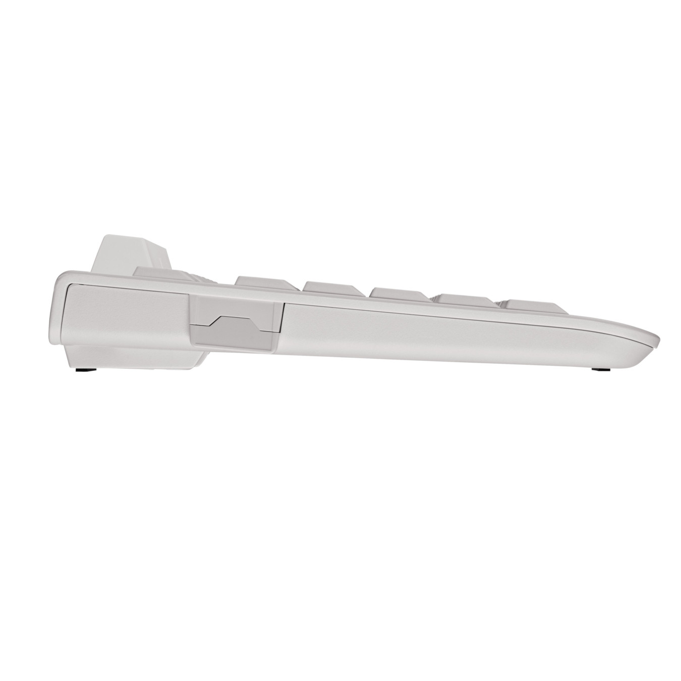 Cherry KC 1000 SC Keyboard - JK-A0100DE-0 - Wired USB, German QWERTZ, Full-size (100%), Grey