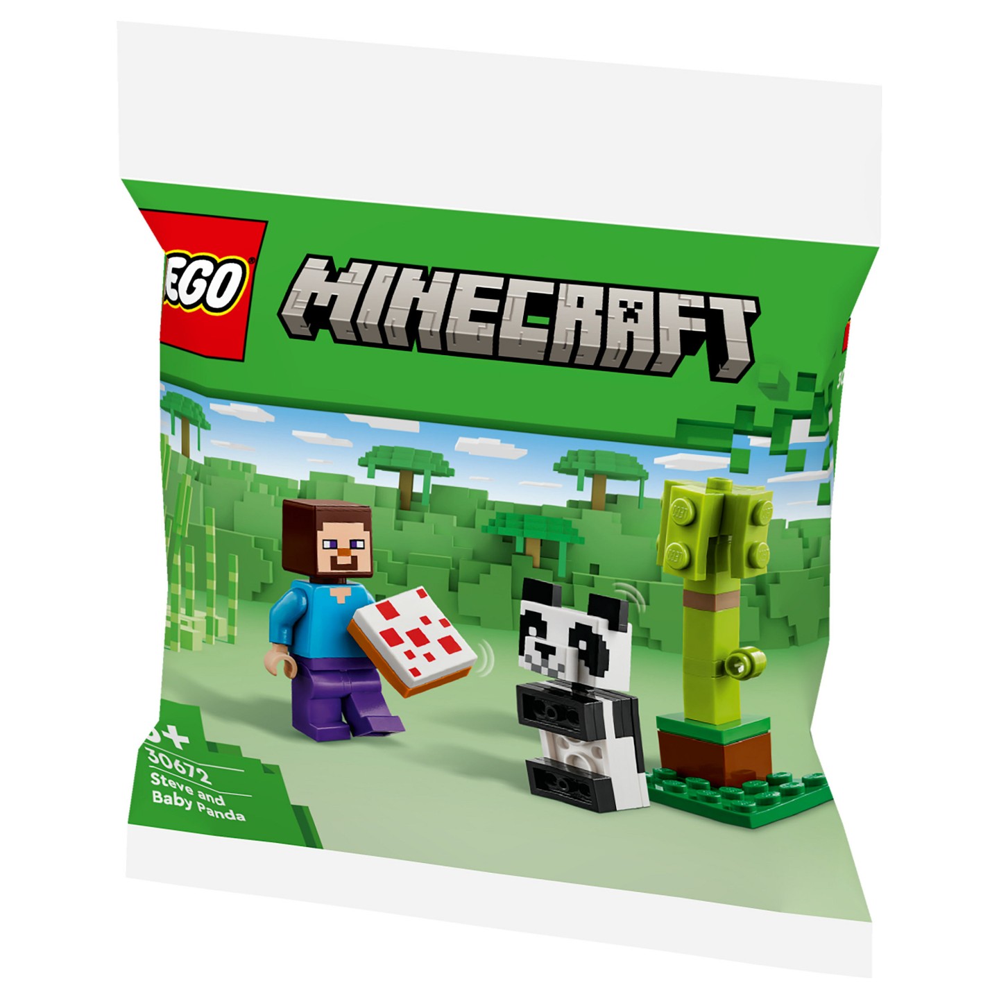 LEGO 30672 Minecraft Steve mit Baby-Panda (Polybag) — Buy in Cyprus with Fast Delivery