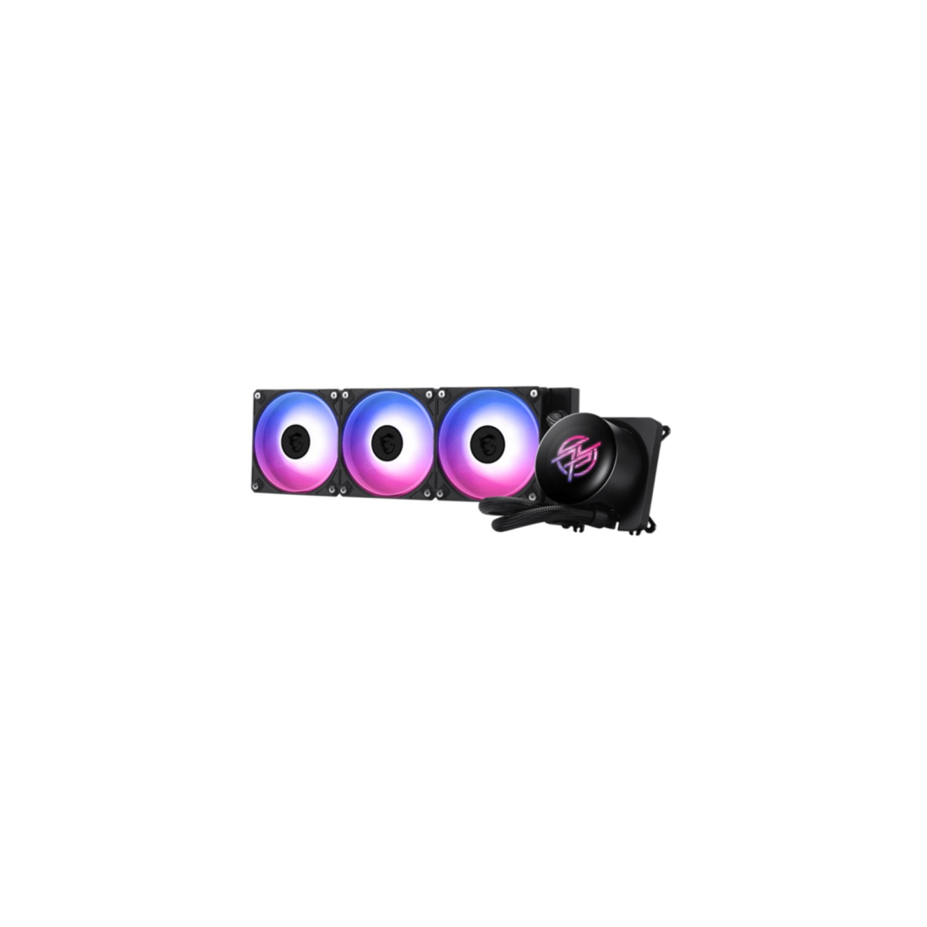 MSI MPG CORELIQUID P13 360 - 360mm AIO Liquid Cooler, Black, 3x120mm Fans, IPS Display — Buy in Cyprus with Fast Delivery