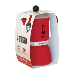 Bialetti Rainbow Kaffeemaschine Rot — Buy in Cyprus with Fast Delivery