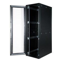 ROLINE 19-Zoll Serverschrank Pro 42 HE. 600x1000 BxT schwarz Plexiglas — Buy in Cyprus with Fast Delivery