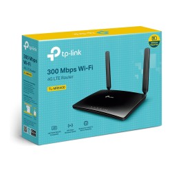 TP-LINK TL-MR6400 300MBit s WLAN N 4G LTE Router 3x LAN 1x LAN WAN 1x Nano SIM-Karten Slot — Buy in Cyprus with Fast Delivery