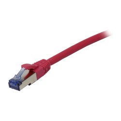 Synergy21 Patchkabel RJ45. CAT6A 500Mhz. 0.5m. pink. S-STP(S FTP). Komponent getestet(GHMT certified). AWG26.