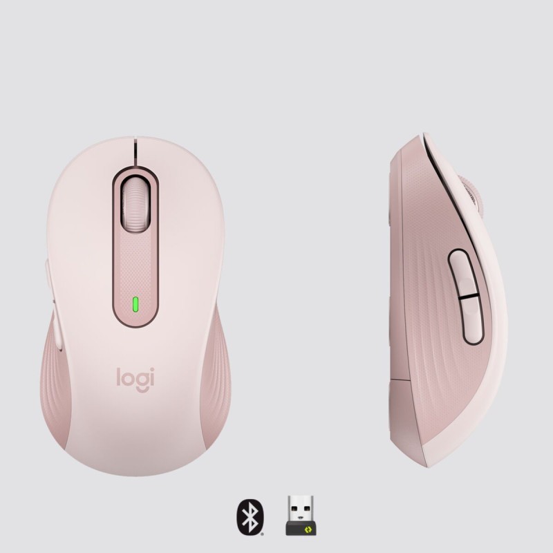 Buy Logitech Signature M650 - 910-006237 - Pink Right-Hand Ergonomic Silent Wire... in Cyprus, Nicosia, Limassol, Larnaka, Pafos