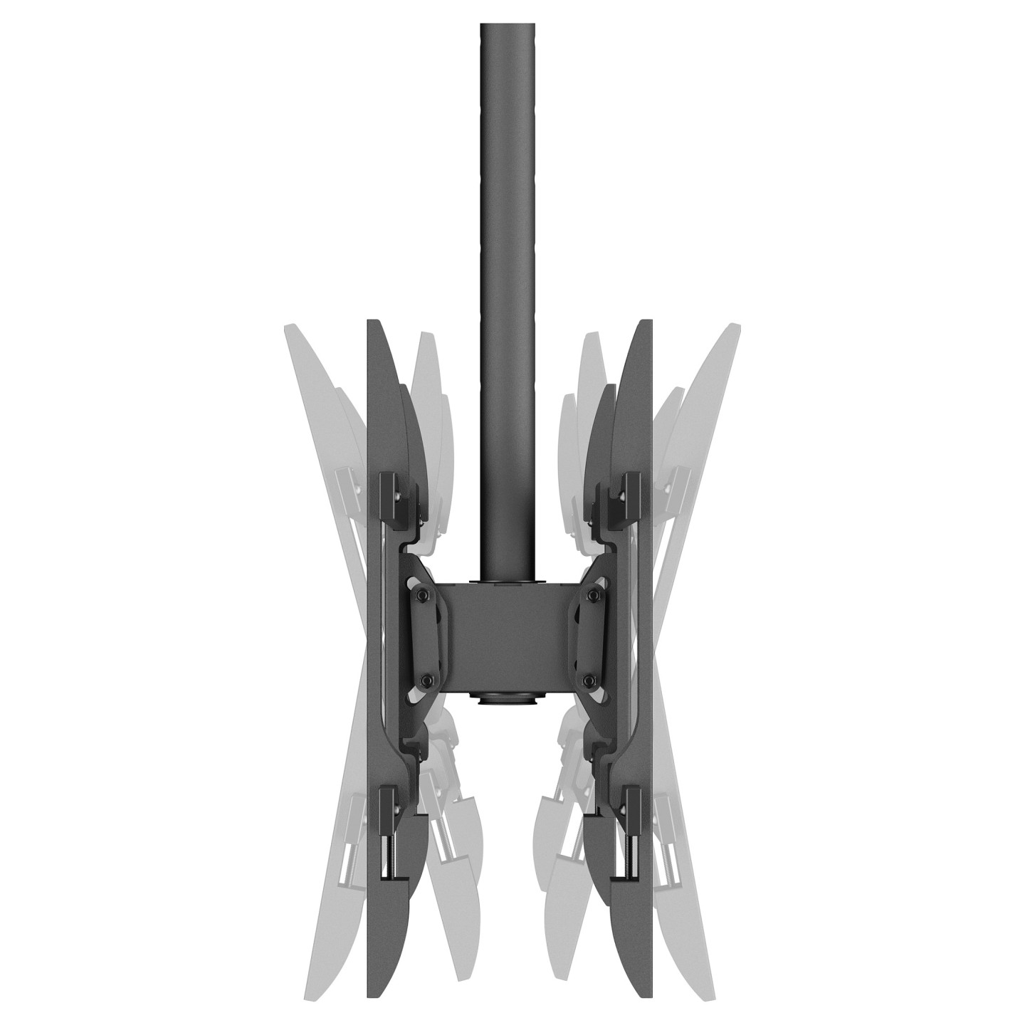 Equip Deckenhalterung 43'-86' 2TFT 50Kg Rücken- to Rücken sw lite Retail — Buy in Cyprus with Fast Delivery