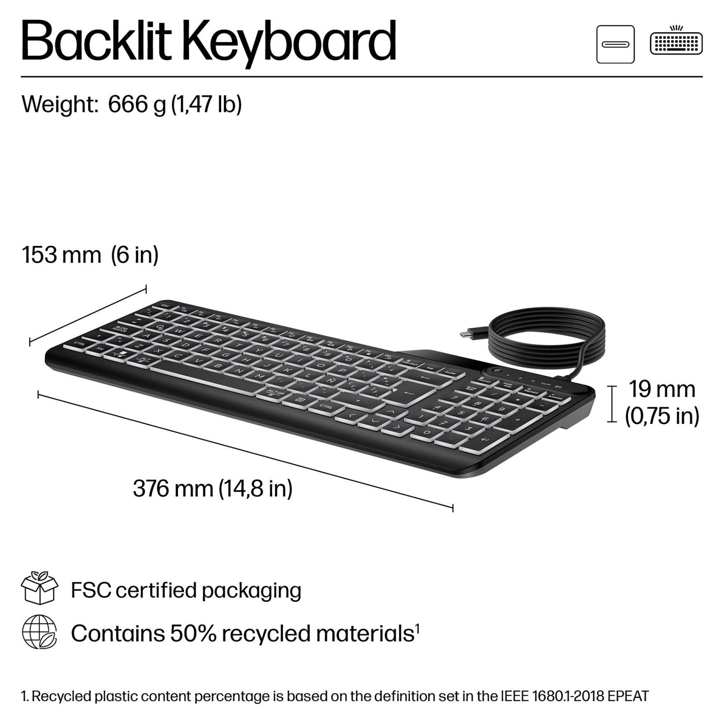 HP 400 Kabelgebundene Tastatur — Buy in Cyprus with Fast Delivery