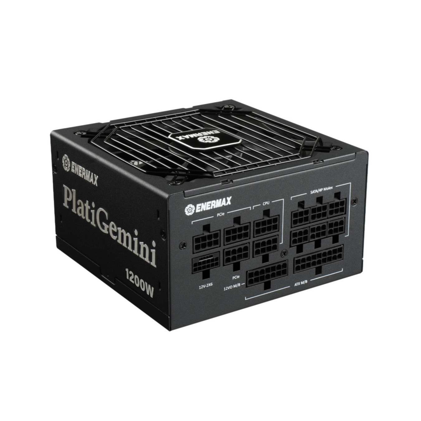 Enermax PlatiGemini EGN1200P - 1200W ATX 3.1 80 PLUS Platinum Fully-Modular PSU (Black, ATX12VO Ready)