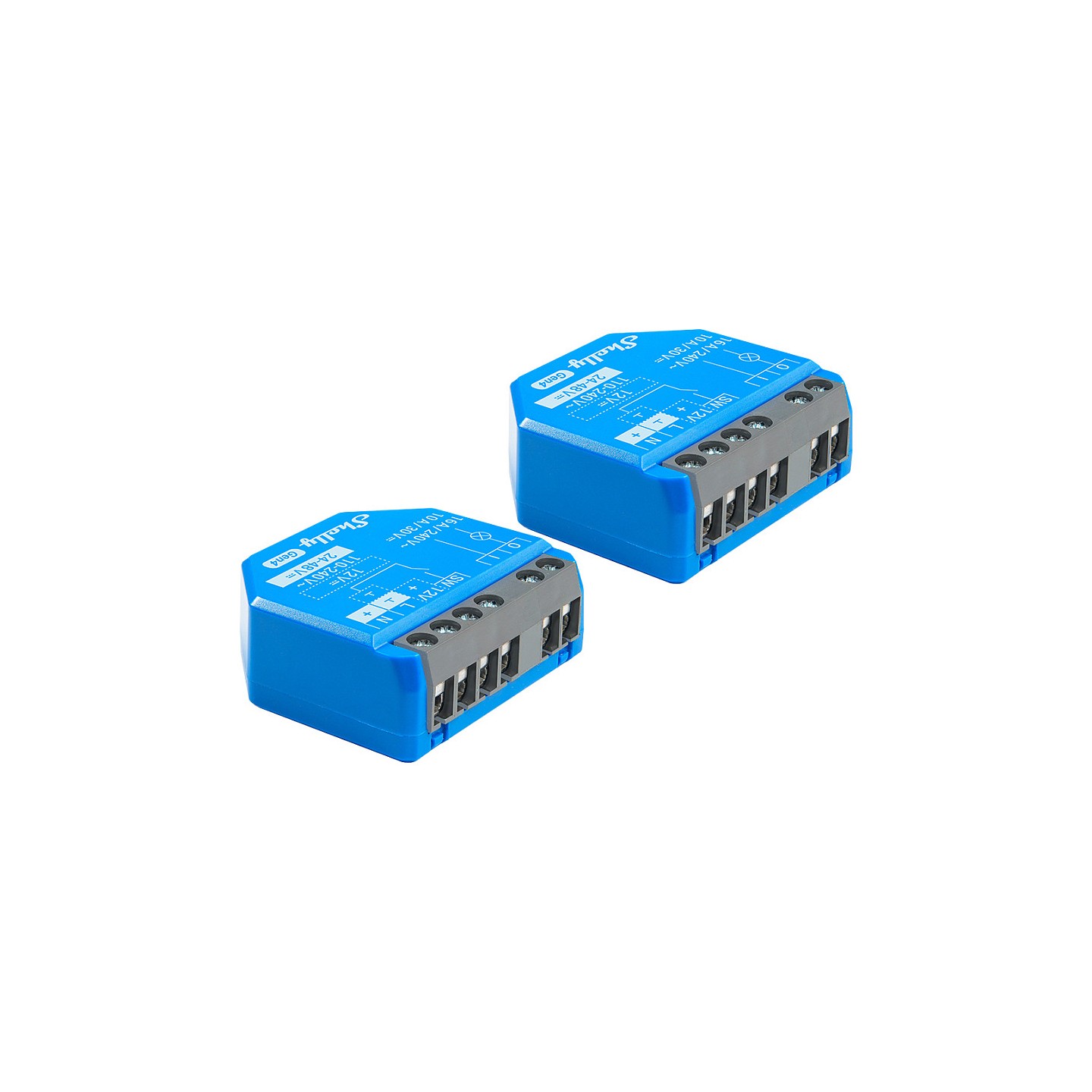 Shelly Relais '1 Gen4 2er Pack' max 16A 1 Kanal WLAN Matter Zigbee Bluetooth — Buy in Cyprus with Fast Delivery