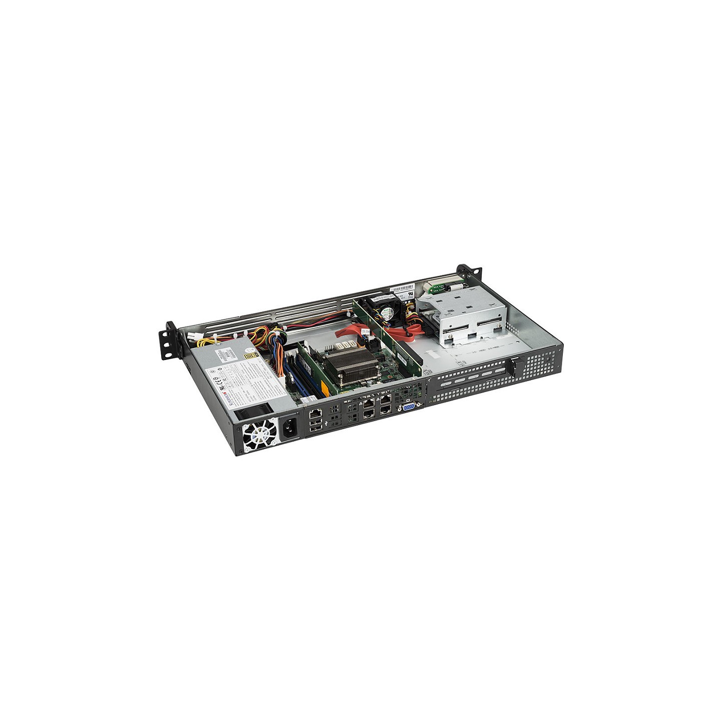 Server bluechip SERVERline R11201s 1HE Rack. Atom C3558 16 GB DDR4. 480 GB SSD. 4 x Gigabit Ethernet