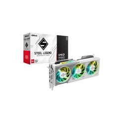 Buy ASRock Steel Legend Radeon RX 9070 OC - 16GB GDDR6, 2700 MHz Boost, Grey/Whi... in Cyprus, Nicosia, Limassol, Larnaka, Pafos