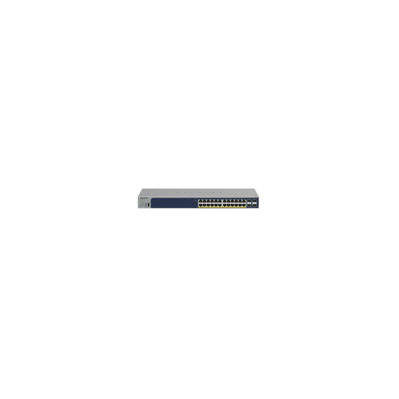 NETGEAR 48-Port Gigabit PoE+ Switch - GS752TPP-300EUS - Grey, 512MB, ARM Cortex-A55 800MHz, 760W PoE Budget