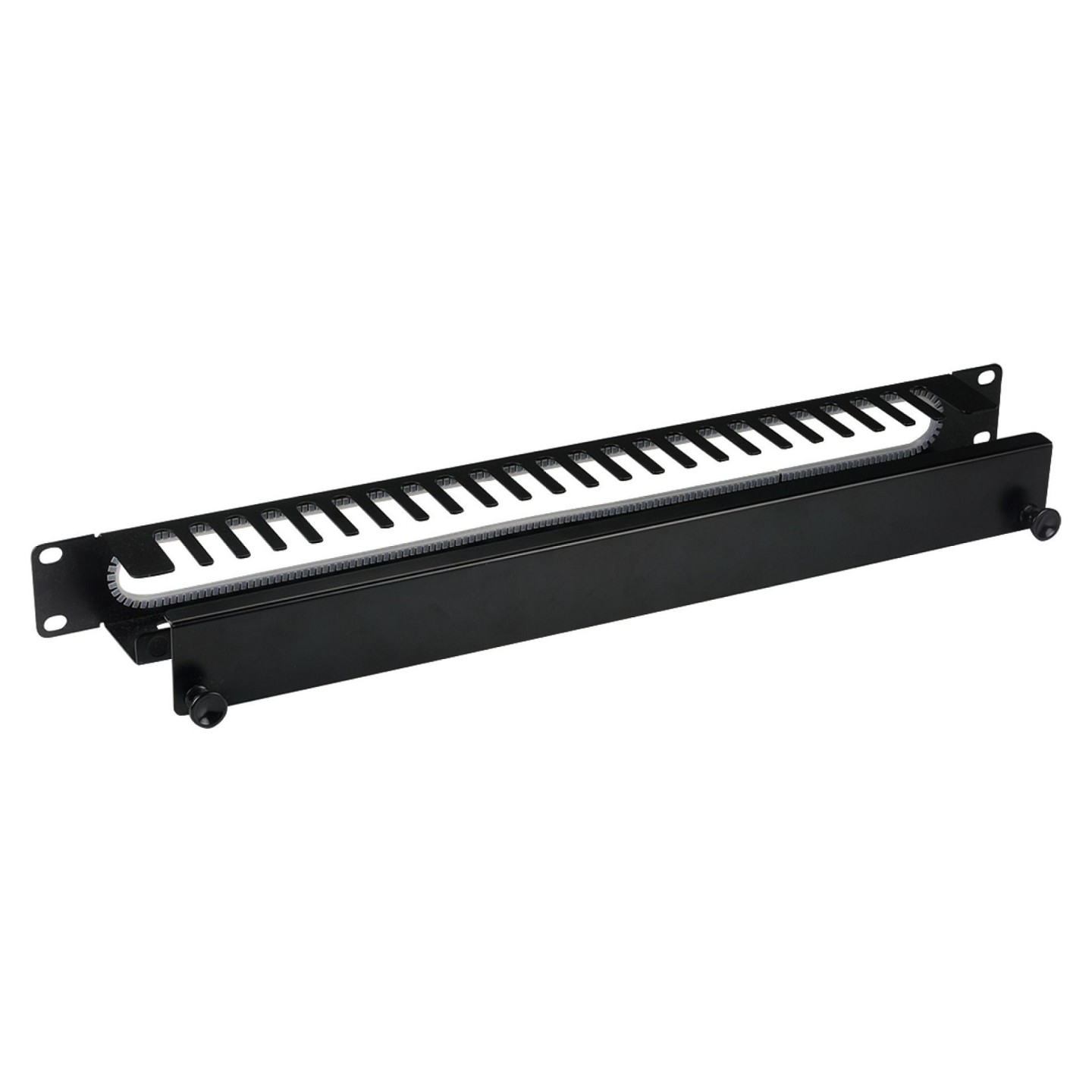EFB 19' 1HE Kabelführungspanel mit Abdeckung.RAL9005 — Buy in Cyprus with Fast Delivery