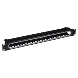 EFB 19' 1HE Kabelführungspanel mit Abdeckung.RAL9005 — Buy in Cyprus with Fast Delivery