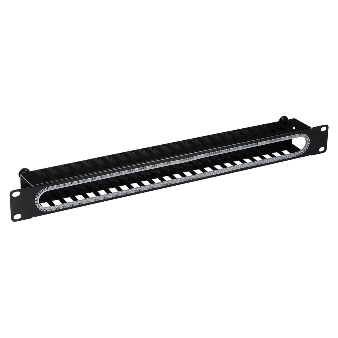 EFB 19' 1HE Kabelführungspanel mit Abdeckung.RAL9005 — Buy in Cyprus with Fast Delivery