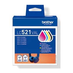 Brother Tintenpatronen LC-521VAL Multipack (je 1x BK M C Y) — Buy in Cyprus with Fast Delivery