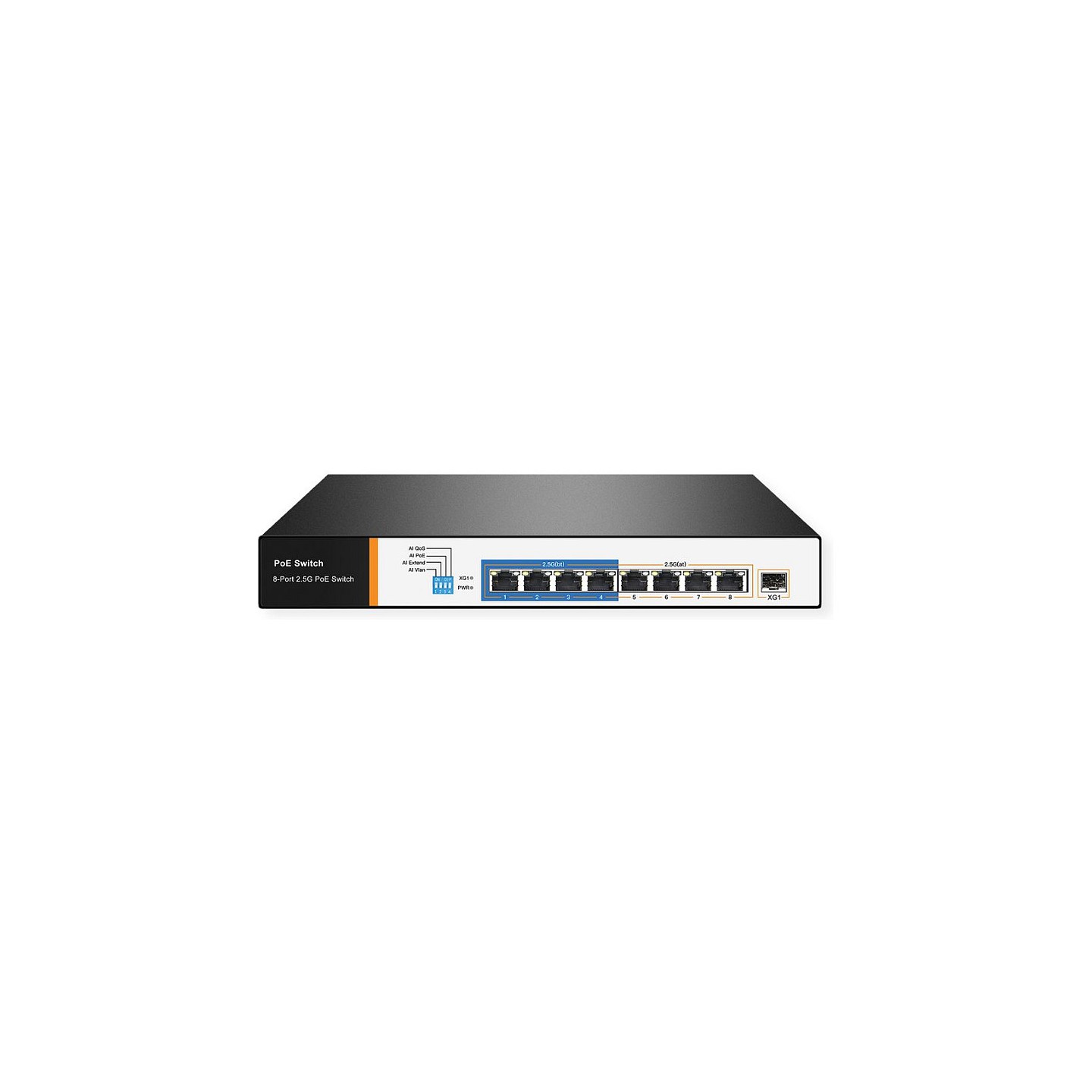 VALUE PoE++ 2.5 Gigabit Ethernet Switch. 8 Ports + Uplink (SFP+) — Buy in Cyprus with Fast Delivery