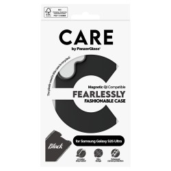 CARE Fashionable Case Black w. QI Compatible Galaxy S25 Ultra — Buy in Cyprus with Fast Delivery