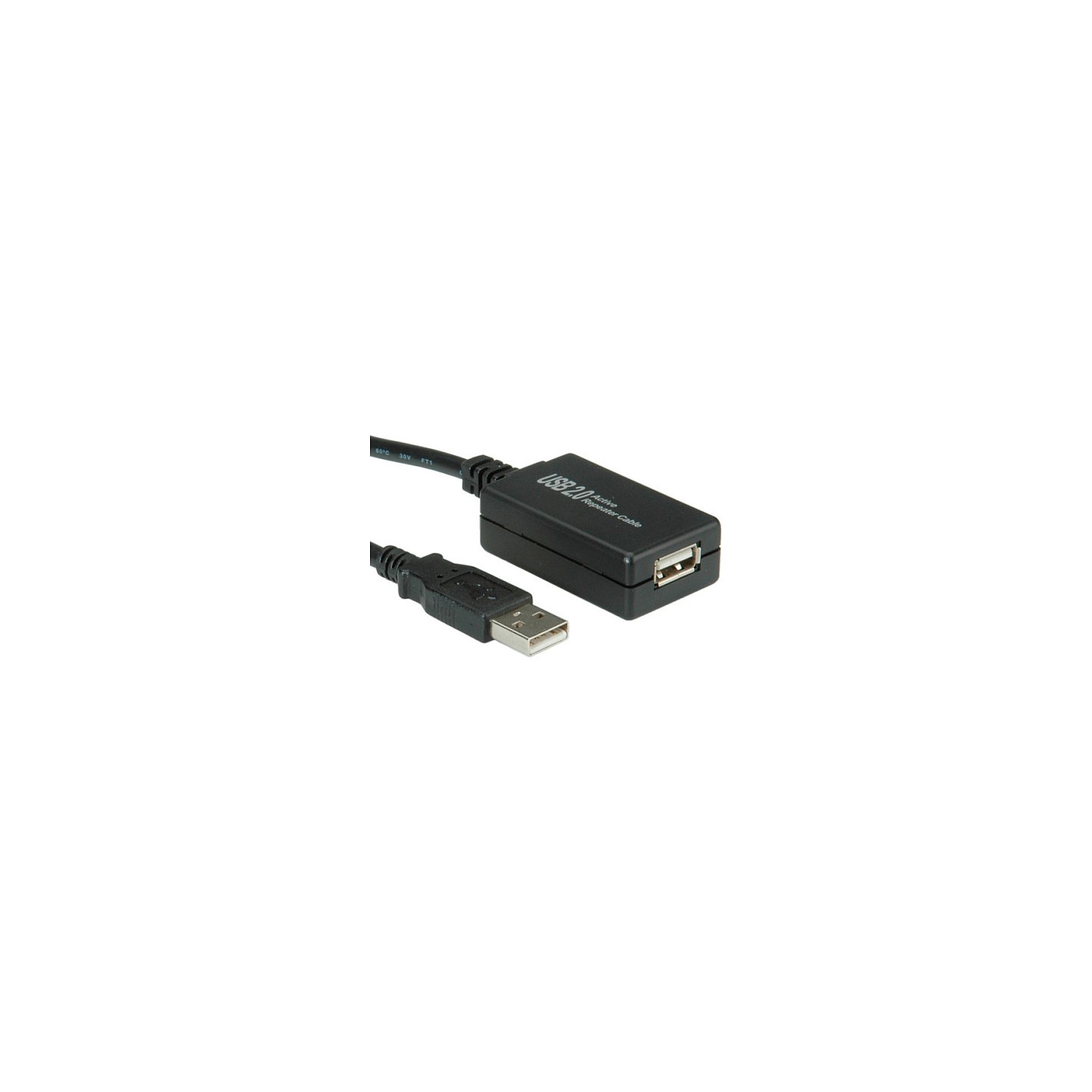 VALUE USB 2.0 Verlngerung aktiv mit Repeater schwarz 12m — Buy in Cyprus with Fast Delivery