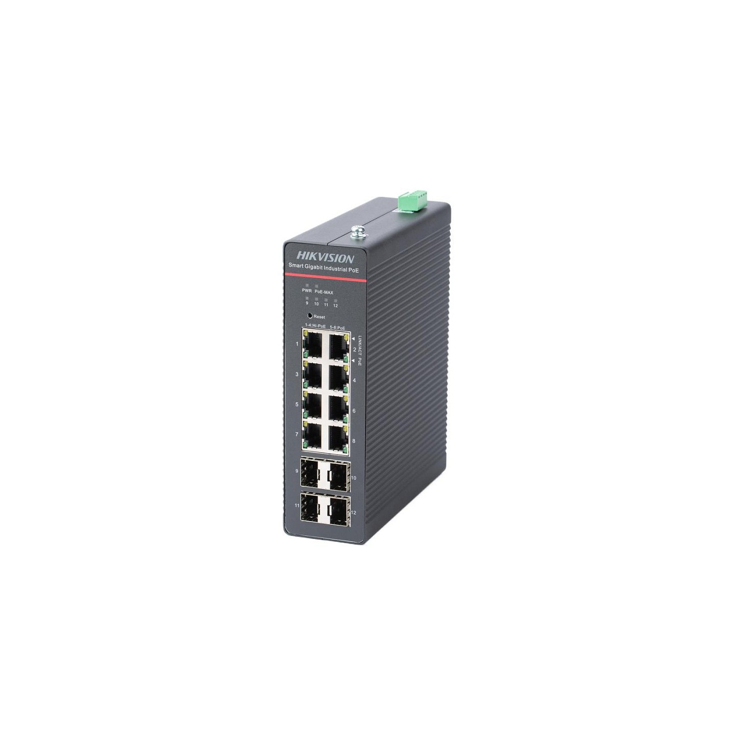 HIKVISION DS-3T1512HP-SI-8P4F Industrie-Switch PoE — Buy in Cyprus with Fast Delivery