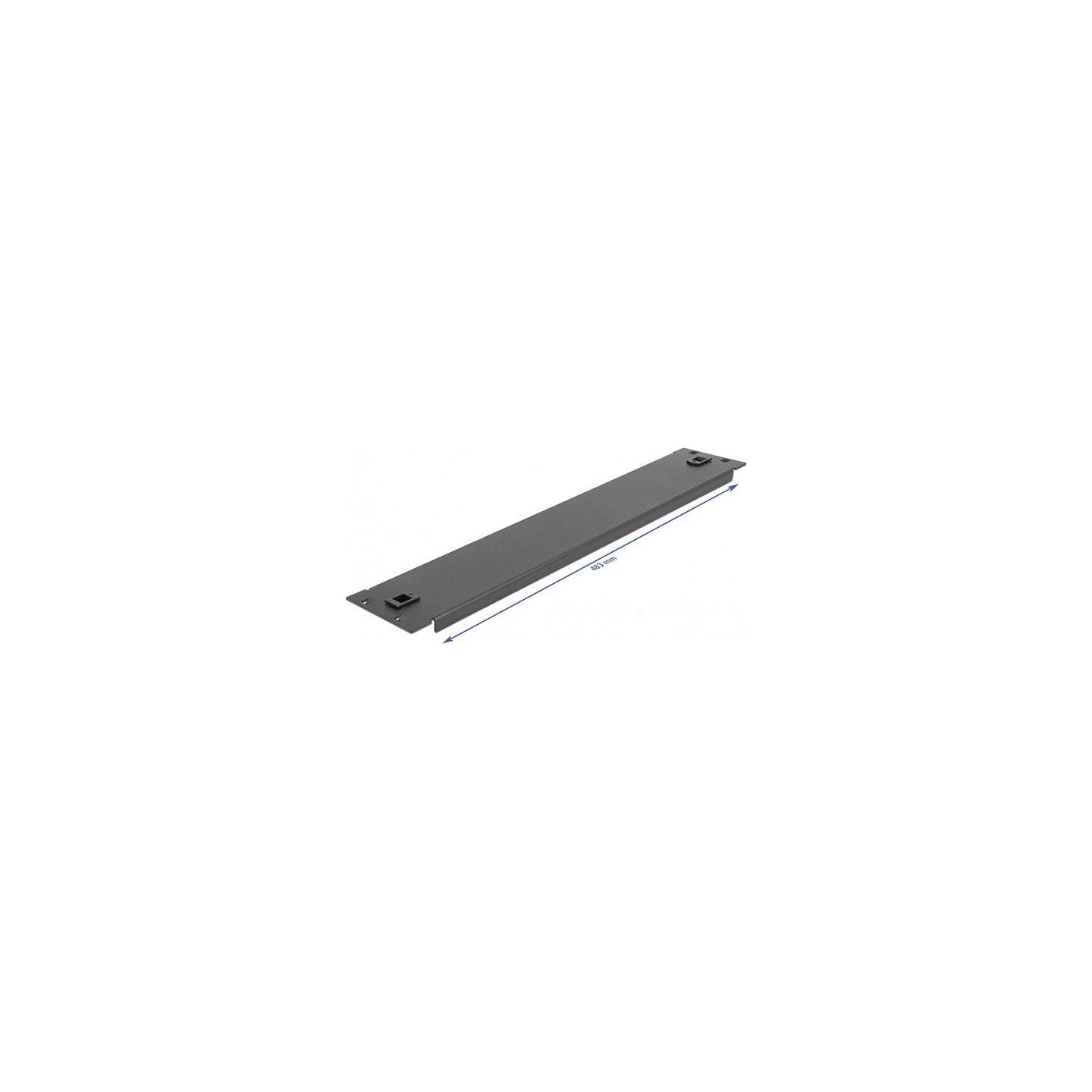 19? Netzwerkschrank Blindabdeckung werkzeugfrei 2 HE schwarz — Buy in Cyprus with Fast Delivery