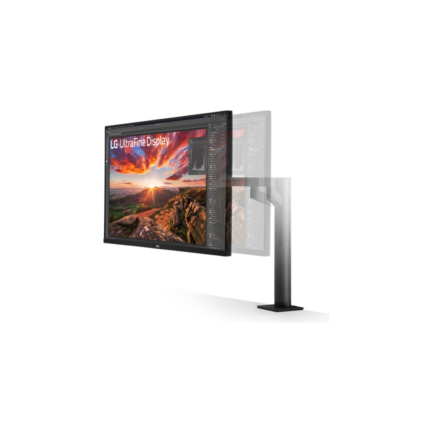 LG 32UN880K-B 32" 4K UHD IPS Ergo Monitor USB-C 60W HDR10 (Boxed) — Buy in Cyprus with Fast Delivery