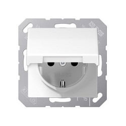Jung AS1520KLWW SCHUKO Steckdose m. Klappdeckel — Buy in Cyprus with Fast Delivery
