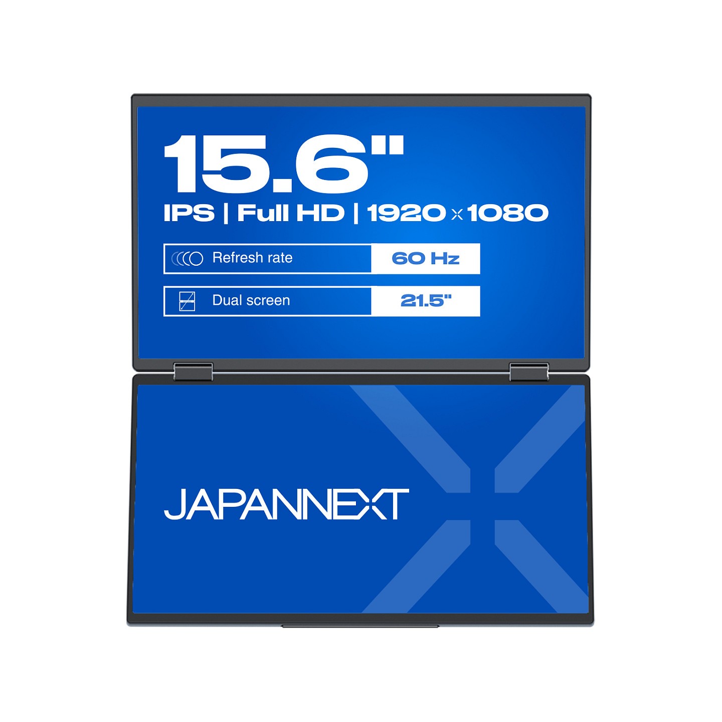 JapanNext FHD Doppelmonitor 39.62cm (15.6') — Buy in Cyprus with Fast Delivery